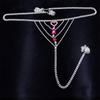 Nuevo Bikini Ruby de Verano Moda Cadena Corporal de Diamantes Completos Cadena de Lencería de Pedrería de Moda cadena