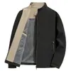 Chaqueta de Hombre con Cuello Alto de Venta Caliente Transfronteriza Primavera y Otoño Casual de Negocios Ropa para Hombre de Mediana Edad Papá Chaqueta Abrigo para Hombre