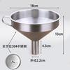 Embudo de Acero Inoxidable 304 Engrosado con Filtro Doméstico Diámetro Grande Combustible Industrial Vino Fugas Alimentación Especial Nuevo Producto