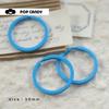 Accesorios de joyería para bricolaje, pintura de color, anillo de hierro, anillo de conexión, llavero, colgante de aleación, hecho a mano, material colgante a granel