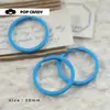 Accesorios para Joyería DIY Anillo de Hierro Pintado Colorido Anillo de Conexión Colgante para Llavero Aleación Colgante Hecho a Mano Material de Colgante al por Mayor