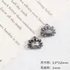 Serie Oceánica Incrustada de Diamantes Ballena Pequeña, Tortuga Pequeña, Cangrejo Pequeño Colgantes Estilo Marino Accesorios de Joyería Hechos a Mano para Bricolaje