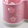 Suministro de fábrica T moda popular alto y bajo doble tubo jaula para palillos juego de vajilla multicolor opcional