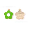 Acessórios de Joias Gota de Óleo Colorida de Flor Pingente de Flor Pequena DIY Venda Quente Transfronteiriça Corrente de Celular Pingente de Chaveiro Feito à Mão