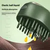 Aplicador Eléctrico para el Cuero Cabelludo, Peine Guía Líquido para la Cabeza, Rodillo de Bola Guía Líquido para el Crecimiento del Cabello, Peine Vibratorio Masajeador para el Crecimiento del Cabello, Peine para el Cuidado del Cabello
