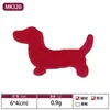 Parches Bordados en Stock Venta al por Mayor Accesorios para Ropa de Perro Dachshund Parches Tela Bordada para Toallas Diseños de Insignias para Perros Pequeños