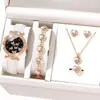Novo Relógio de Pulso Feminino Moda Transfronteiriça Luxo Leve Quartzo Padrão Borboleta Clássico Mostrador Diamante Digital Feminino Estoque Pronto Atacado