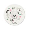 Tapete aislante térmico popular para taza de té, tapete para tetera con personalidad creativa europea y americana, posavasos absorbente con patrón personalizable de diatomita