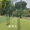 Estrutura de escalada de ferro forjado arco de ferro forjado moldura de ferro forjado para casamento europeu suporte de flores para jardim externo estrutura de ferro forjado para trepadeiras de rosa de jardim