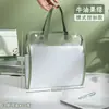 Bolsa de arquivo sanfonada portátil de PVC com 13 compartimentos de grande capacidade, pasta sanfonada, bolsa de arquivo para estudantes para armazenamento de provas