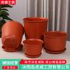 Vaso de cerâmica imitação resina plástica espessada vaso de flores varanda suculenta criativa rabanete verde vaso grande fábrica atacadista