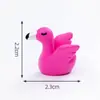 Caracol Mini Lindo Flamenco Muñeco de Animal Pequeño Decoración Linda DIY Accesorios de Bolsa Ciega Adornos Pequeños de Escritorio