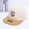 Gorra de Béisbol para Bebé Nueva a Color Bloques con Logo de Letra al por Mayor, Gorra Hip-Hop de Ala Plana para Niños, Sombrero para el Sol para Senderismo al Aire Libre