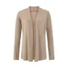 Exportación Transfronteriza Ropa de Mujer Verano 2025 Estilo Europeo y Americano Suelta Casual Color Sólido Delgada Chaqueta Cardigan para Mujer Z625292