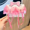 Internet-famoso Princesa Pequena Fita Bow Hairpin Crianças Menina Hanfu Purple Hairpin Acessórios de cabelo das meninas