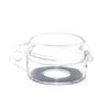Tapa protectora para botón de parada de emergencia redondo abatible tapa protectora transparente botón plano para prevenir mal funcionamiento tamaño lingote 22 mm