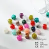 Contas Acrílicas Degradê Nublado Bicolor, Estrela de Cinco Pontas Gordinha, Quadrada, Coração Pingente para Pulseira DIY, Acessórios de Contas Atacado