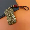 Colgante Amuleto General Cabeza de Tigre, Colgante de Bronce Vintage Zodiacal Tai Sui, Adorno para Llavero de Coche