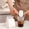 Papel de Filtro para Café de Oreja Colgante Perforado a Mano Tipo Oreja Colgante Bolsa de Filtro Doméstica Papel de Filtro Desechable para Café Oreja Colgante