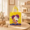 Série de Pintura Infantil Transfronteiriça Sacolas Tote Laminadas em TNT, Sacolas de Lembrança, Sacolas para Aniversários Infantis
