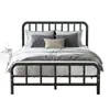 Cama moderna minimalista de hierro forjado 1.8m cama doble de hierro reforzada y engrosada 1.5 cama individual cama de marco de hierro simple económica
