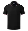 Camisa POLO de algodón con solapa, ropa de trabajo para adultos, camisa publicitaria, logotipo impreso, camisa de manga corta de cuero en polvo, camisa con estampado bordado