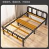 Cama plegable individual para el hogar, cama sencilla, oficina, siesta, dormitorio, descanso para el almuerzo, cama pequeña, casa de alquiler, cama de hierro para adultos