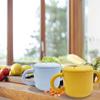 Taza de silicona abierta tipo pétalo de flor para snacks, doble asa, fácil de sostener, caja de snacks para bebé, taza de silicona para beber de aprendizaje creativo