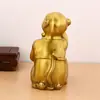 Figura de Caballo de Bronce para Promoción Inmediata, Adorno de Artesanía de Cobre, Caballo y Mono de Latón Decoración para Oficina en Casa, Sello de Fortuna de Latón
