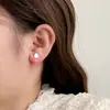 Pendientes Colgantes para Mujer Moda Sencillo Combinan con Todo Pequeños Dulces Delicados Lindos Aretes de Botón para Mujer