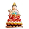 Estatuas de Resina de los Tres Santos de Saha: Buda Shakyamuni, Bodhisattva Ksitigarbha y Bodhisattva Avalokiteshvara para Decoración de Altar Doméstico al por Mayor