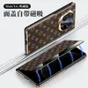 [Entrega sin problemas] Adecuado para Funda de Cuero con Tapa Magnética para Huawei Matex6/X5/X3, Funda de Teléfono de Lujo Galvanizada