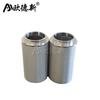 Respirador de malla sinterizada, cartucho de filtro de acero inoxidable, cono de limpieza, filtro catalizador químico, elemento filtrante de malla sinterizada plegable