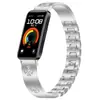Adecuado para Pulsera Huawei 8/9 Nueva Correa de Metal para Reloj Pulsera Huawei 10 Universal Pequeña Margarita Media Pulsera