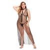 Comercio exterior transfronterizo ropa interior sexy caliente mujer gorda Europa y Estados Unidos pijama sexy tentación transparente vestido de tul ZT084