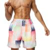 Pantalones Cortos Reductores de Edad para Hombre Verano Casual Sueltos Pantalones de Cinco Puntos para Hombre Moda Versátil de Longitud Media Pantalones de Playa Impresión Digital