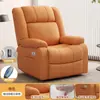 Sofá Multifuncional Elétrico Massageador Sala de Estar Espaço Pequeno Individual Sofá Cama Poltrona de Balanço Pessoa Preguiçosa Lazer Cadeira Giratória