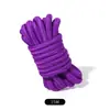 Productos para adultos Juguetes sexuales SM Cuerda de cáñamo de 10 m para que la usen las parejas para bondage, cuerda de algodón puro con puntas metálicas, venta al por mayor