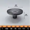 Fabricante de Tiradores Agujero Único Aleación de Aluminio Redondo Tirador Mesa de Noche Inteligente Cajón Simple Lujo Ligero Tirador Personalizado Venta al por Mayor