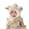 Conjunto de Gorro y Bufanda Todo en Uno para Niños y Niñas en Otoño e Invierno Bufanda Engrosada Gorro Cálido con Protección para Orejas de Bebé Lindo Gorro de Felpa
