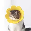 Venda por atacado girassol feltro Elizabeth anel leve chapelaria gato colar anti-lamber anti-mordida anel de vergonha para esterilização