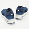 Sandalias Transfronterizas Nuevas de Verano para Mujer Tejido de Malla Suela Gruesa Suela Suave Deportivas Casuales Zapatos para Mujer Suela Plana Tejido Fly Boca de Pez Mujer