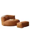Puf Sofá Perezoso Tatami Individual Ocio Apartamento Pequeño Sofá Pequeño Balcón Dormitorio Sala de Estar Sillón Perezoso Reclinable