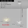 [Personalizado] Lámpara Colgante Individual para Restaurante de Pasillo Araña Pequeña Moderna Minimalista Luz para Dormitorio Balcón Lámpara de Cabecera Roja de una Sola Cabeza