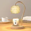 Lámpara para derretir cera con tubo curvo de altura ajustable y base de madera maciza, lámpara de mesa decorativa sin llama para fragancia, directo de fábrica, lámpara de vela de aromaterapia