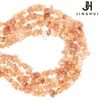 Jinghui Accesorios para Joyería DIY Cuentas Sueltas Aventurina Roja Natural Piedra Triturada Hecho a Mano Semi-Terminado Materiales de Cuentas Irregulares