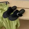 Chanclas Retro con Hebilla Estilo Coreano para Mujer, Pantuflas de Suela Gruesa para Uso en Exteriores, Nuevas Pantuflas de Gamuza Verano 2026