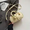 Bolsa Satchel Estilosa de Aparência Sofisticada, Bolsa Almofada para Mulheres, Novo Estilo Verão 2025, Nicho, Cor Lisa Simples, Bolsa de Ombro Único Transversal