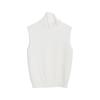 Suéter de cuello alto versátil de moda Dt Etolie 9 colores opcionales Chaleco de punto de otoño para mujer Top sin mangas exterior para mujer