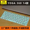Adequado para película protetora Lenovo YOGA 360 14 14 polegadas, capa de teclado fina e leve para laptop flip, à prova de poeira